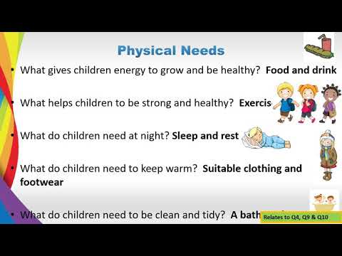 Video: Age Needs Of Children