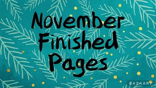 November Finished Pages