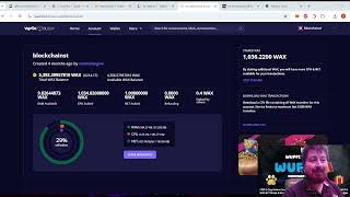 WAX Blockchain - RAM CPU NET