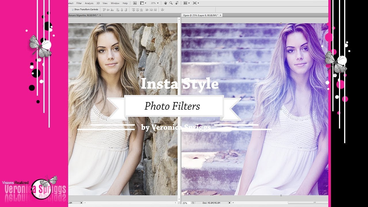 How To Apply Photo Filters In Photoshop Instagram Filters In Photoshop Youtube