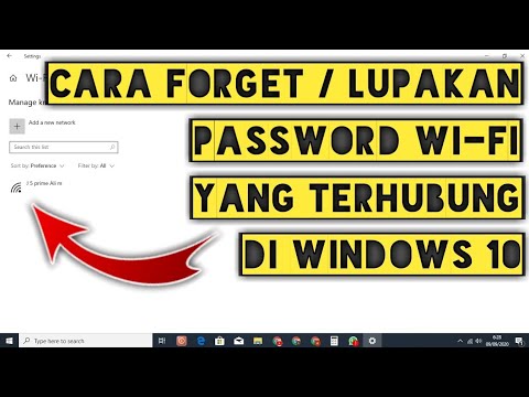Video: Cara Menghapus Kata Sandi Dari Jaringan