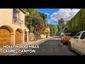 Driving hollywood hills laurel canyon kirkwood drive
