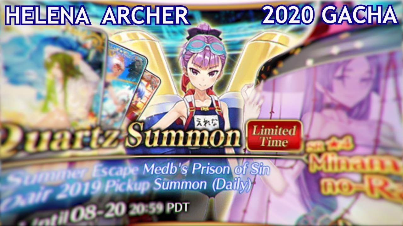 【Fate/Grand Order】 SR HELENA ARCHER RATE UP - 2020 Revenge