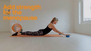 10 minute Pilates weighted workout for women in the menopause