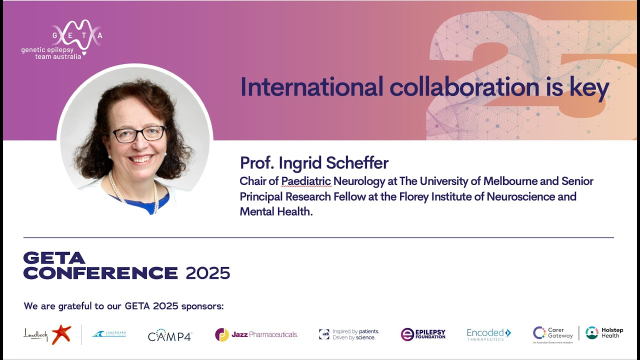 International collaboration is key - Prof Ingrid Scheffer