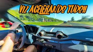 SUPER ESPORTIVOS ACELERANDO NA ESTRADA!!🔥 FERRARI x V8TÃO AMERICANO