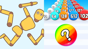 Ragdoll Break vs Number Ball 3D All Levels Gameplay Android, iOS P131