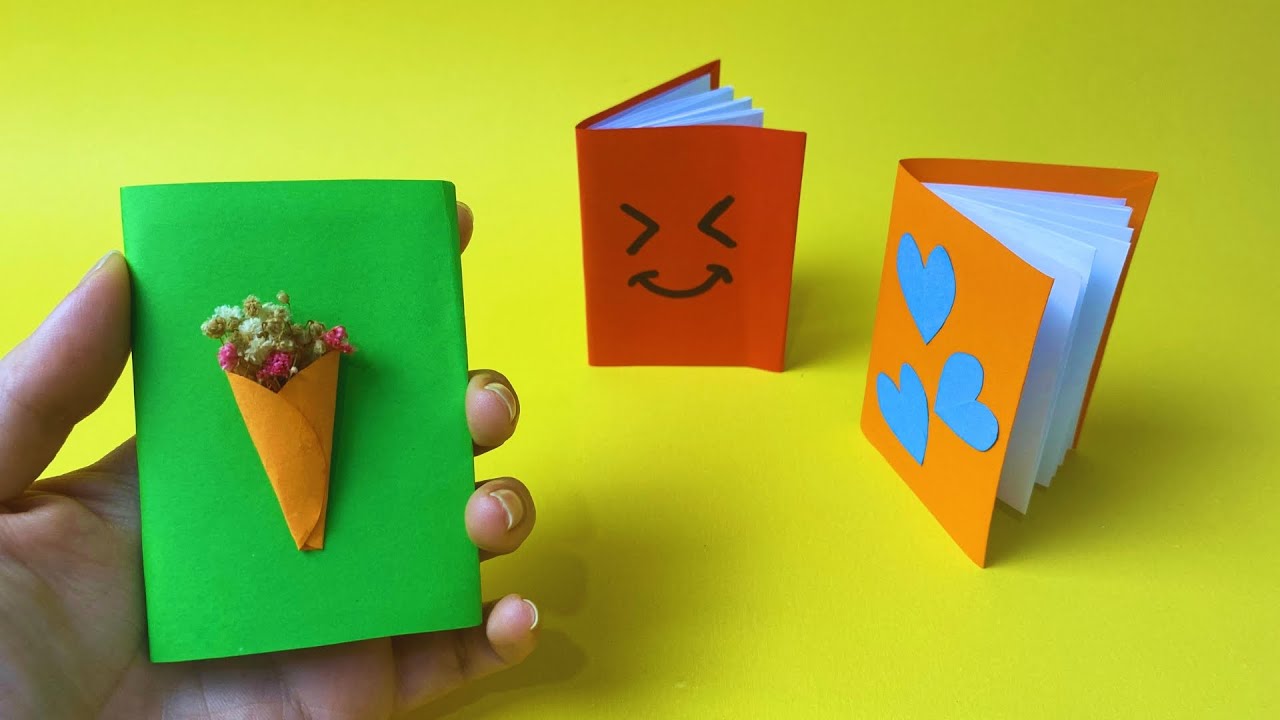 mini-quaderni-fai-da-te-facili-mestieri-di-carta-youtube