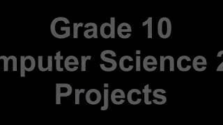 Computer Science Final Projects (2016-2017) Wealth
