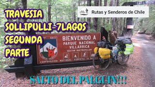 Cicloturismo Chile - Sollipulli7Lagos. Parte 2. Curarrehue a Coñaripe. Enero-2021.