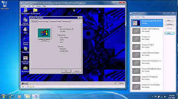 Microsoft Chicago Build 468 (Windows 95 May Test Release) in Virtual PC 2007