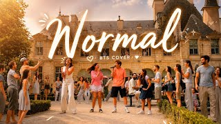 Unexpected BTS 'NORMAL' cover in garden 😱