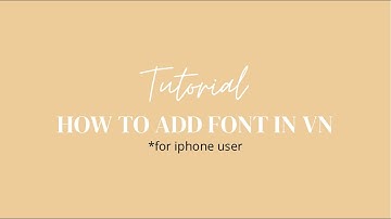 How to Add Custom Font in VN (for Iphone User) #tutorial #vn #shorts #iphone