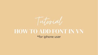 How to Add Custom Font in VN (for Iphone User) #tutorial #vn #shorts #iphone screenshot 5