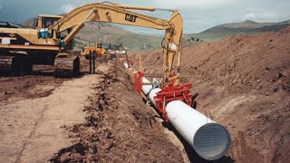Water Pipeline Laying Down By JCB bulldozer &amp; JCB Crane || JCB Bulldozer &amp; JCB Crane Work BKD India