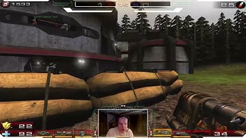 WedgeBob Plays Unreal Tournament 2004 - Capture the Flag - CTF-GrassyKnoll