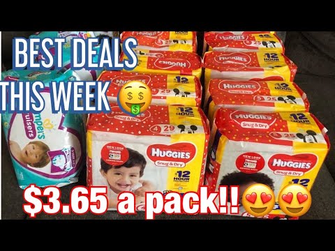 DIAPER DEAL! BEST WEEKLY DEALS CURRENTLY