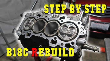 JDM B18C Type R Short Block REBUILD (Full Rotating Assembly)
