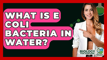What Is E Coli Bacteria In Water? - Biology For Everyone