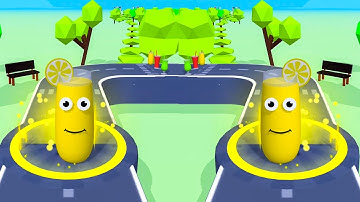 JUICE RUN All Levels Gameplay Walkthrough (iOS,Android) New Big Update | A4AG