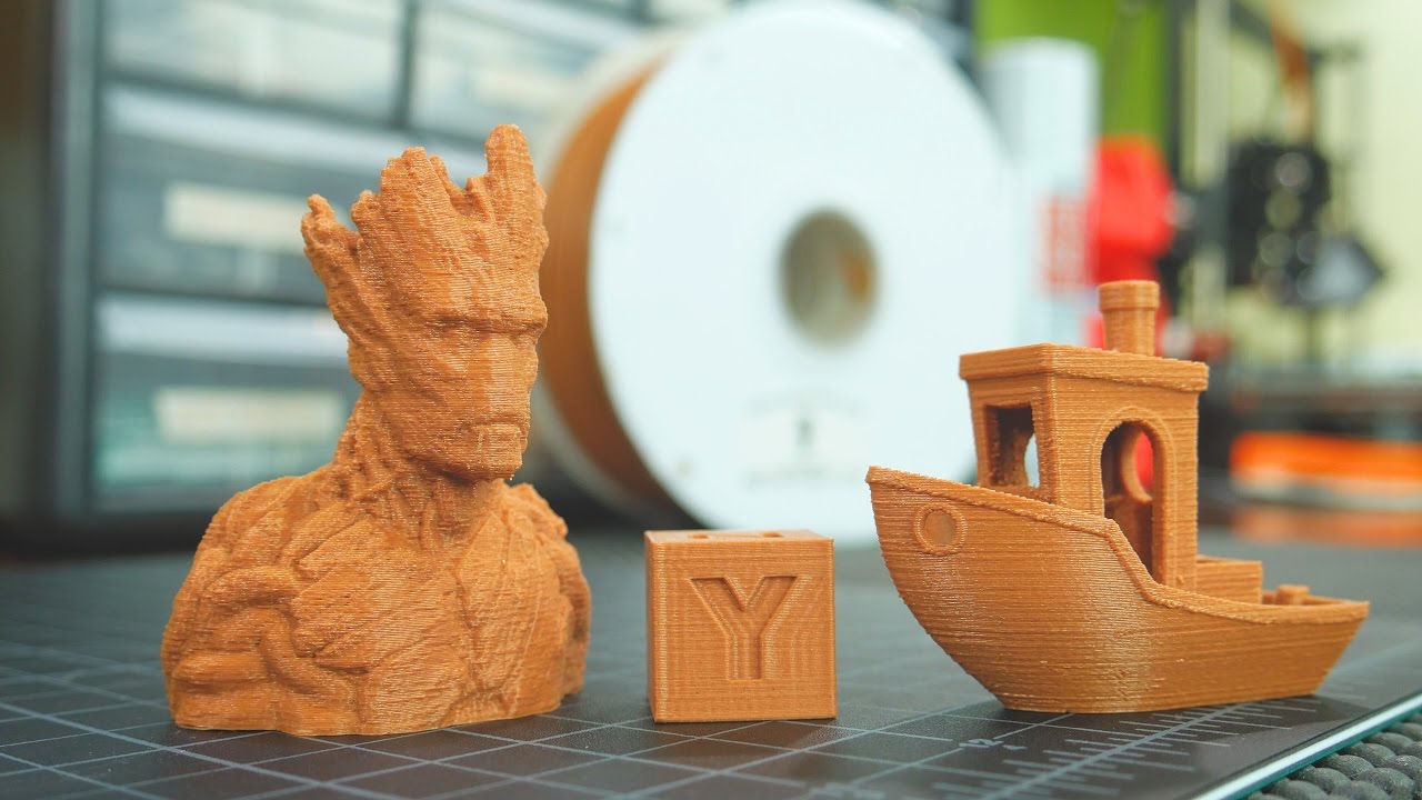 🌳🌱SainSmart Wood PLA - Filament Review 