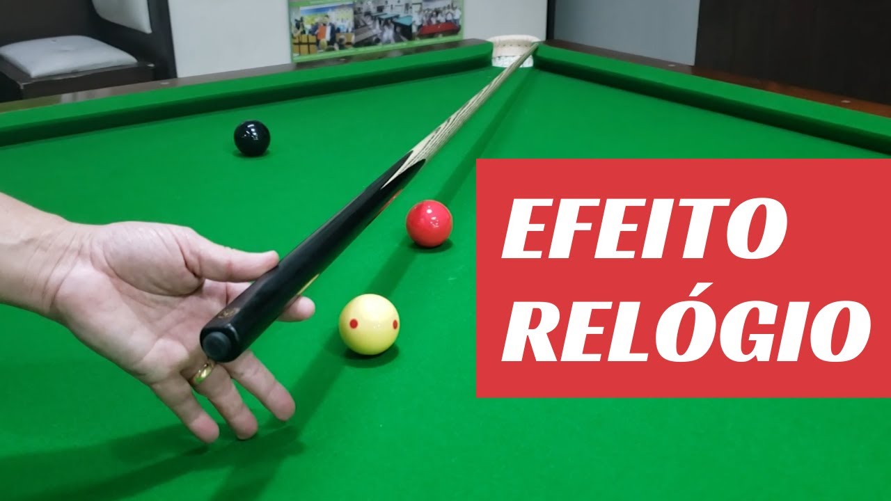 Como descontar o EFEITO em bola de reta!! 🔥🎱 