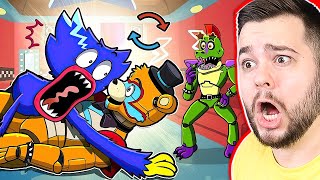 картинка: ХАГИ ВАГИ СТАЛ ФРЕДДИ Мульты FNAF SECURITY BREACH и POPPY PLAYTIME Анимации