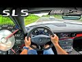 1000000 mercedes sls amg black series on the autobahn