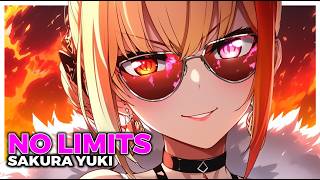 [Nightcore] No Limits (Rock Version) — by Sakura Yuki (Lyric Video)