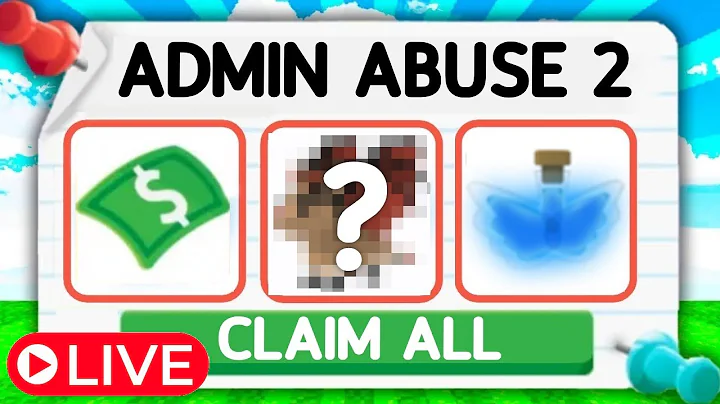 (LIVE) Second Adopt Me Admin Abuse Event!