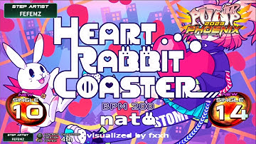 [PUMP IT UP PHOENIX] HEART RABBIT COASTER(하트 래빗 코스터) S10 & S14 (pre S11 → S10)