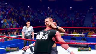 WWE 2K22 Fantasy Wrestling AL Snow vs Jon Moxley (1/2)