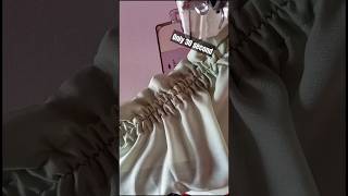 Easy sewing tips and tricks for elastic sleeve / baju  #shorts  #abashiyaofficial #sewingtutorial