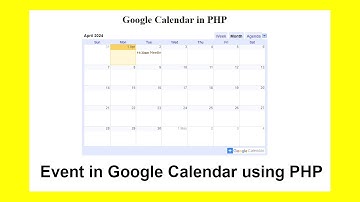 How to create Event in Google Calendar || Google Calendar Event in PHP