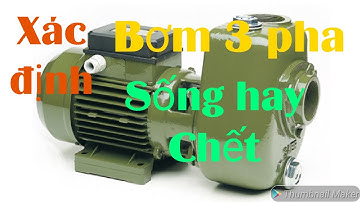 Cách xác định motor 3 pha còn sống hay chết.