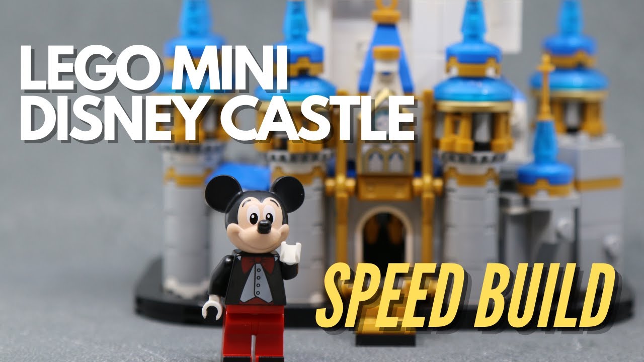 LEGO 40478 Mini Disney Castle Speed Build - YouTube