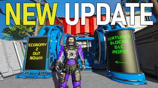 The New ECONOMY 2 Update is HERE! | Space Engineers Base Game and DLC Update/New Block Showcase