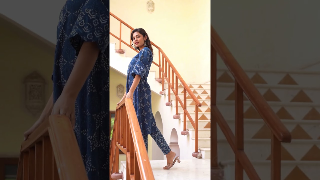 Discover Elegance: Celestial Indigo Suit Set | Aravalii Fashion 