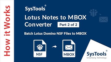 How to Convert Lotus Notes Domino Server Mailbox