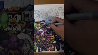 Day 22 Drawing Every Brawler - Gale