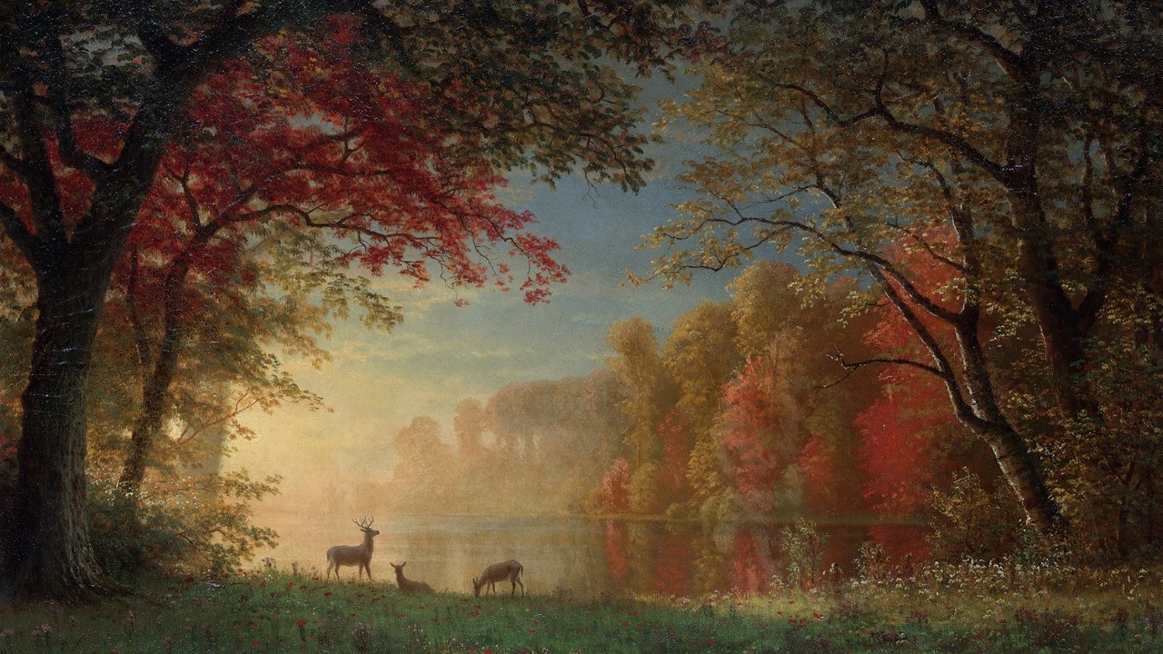 4K TV Art ScreenSaver | Albert Bierstadt 24 Collection | Realism Landscape Painting