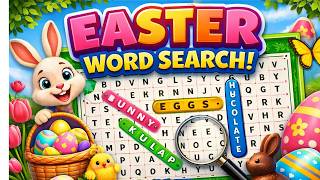Easter Word Search Challenge 2 🐰 Can You Find All Words Before Time Runs Out? ⏱️ screenshot 1