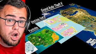 Reacting to VIDEO Game Map Size Comparison!