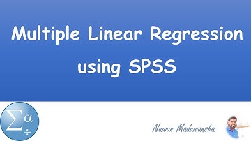 Multiple Linear Regression using SPSS | SPSS Sinhala Tutorial | Data Analysis using SPSS