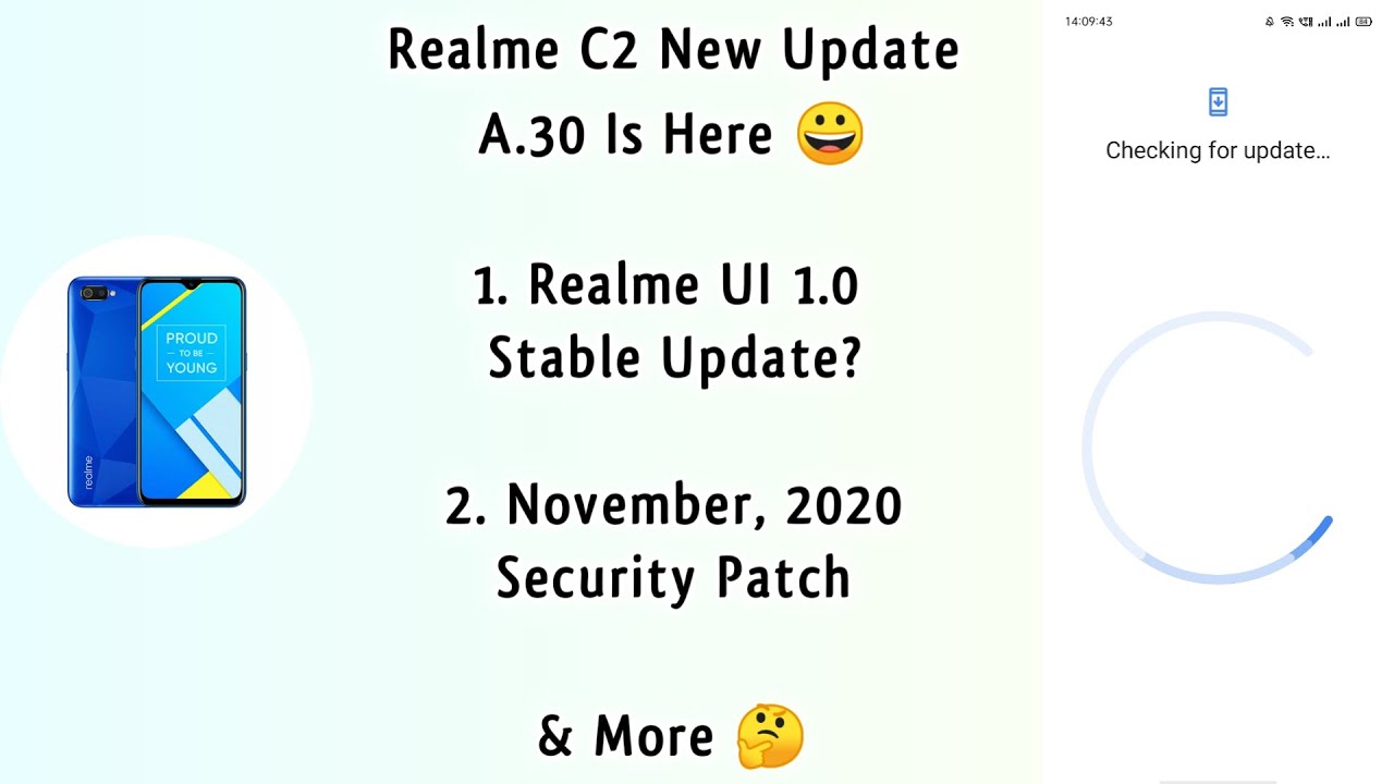 Realme C2 New Update A.30 | Realme C2 A.30 Update | Realme C2 November Update 2020 ~ Rocko RJ 😀❤️