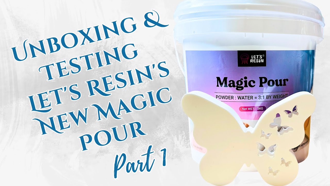 Распаковка и тестирование нового Let’s Resin Magic Pour — часть 1