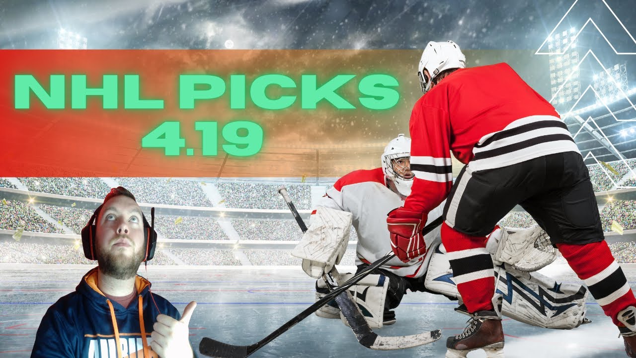 100 FREE NHL Picks For Today 4/19/23 YouTube