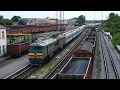 2ТЭ116-1173 / 2ТЭ116-1519 с пассажирским поездом Бердянск - Киев прибывает на ст.Пологи