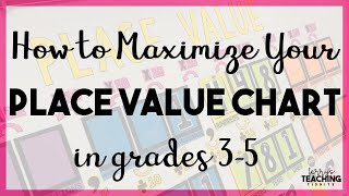Maximizing Your Place Value Chart in Grades 3-5