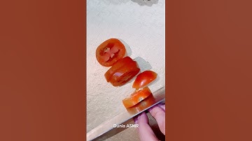 Memotong Tomat #asmr #cool #food #cooking #tomato #slice #kitchen